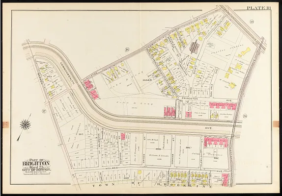 Atlas of the city of Boston, ward 25, Brighton
