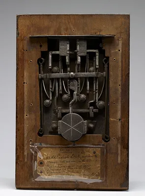 Rim Lock and Key from a Chest Made for Henry VIII