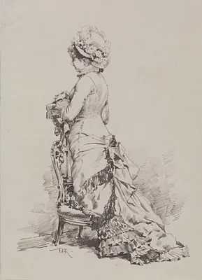 Fashionable Woman at Prayer
