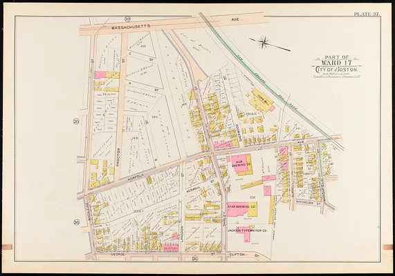 Atlas of the city of Boston, Roxbury