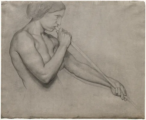 Angel Blowing a Trumpet