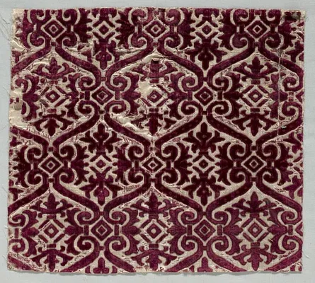 Velvet Brocaded Textile
