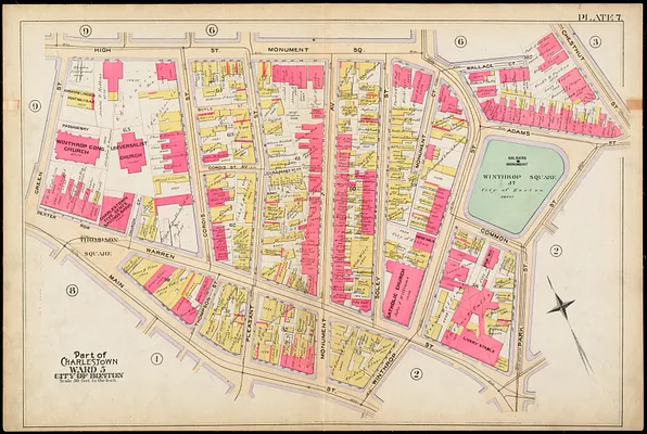 Atlas of the city of Boston : Charlestown