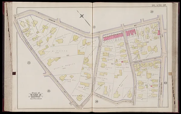 Atlas of the city of Boston : Roxbury, Mass. : volume four : from actual surveys and official records