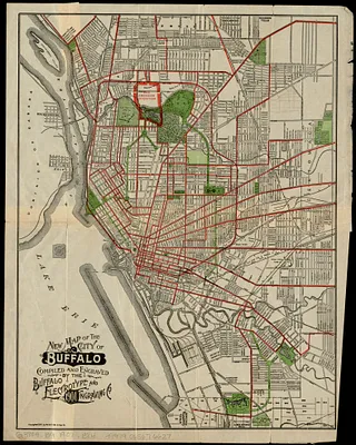 New map of the City of Buffalo