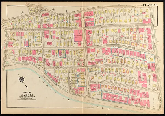 Atlas of the city of Boston, Roxbury
