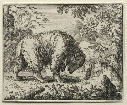 Reynard the Fox:  Reynard Promises Honey to the Bear