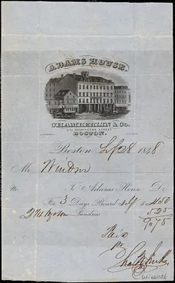 Miscellaneous household receipts