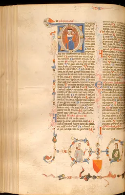 Leaf from Bentivoglio Bible
