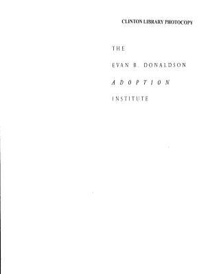 [Evan B. Donaldson Adoption Institute]