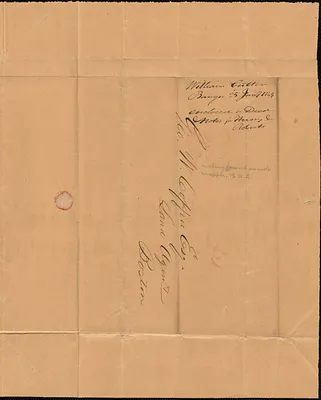 William Cutter to George Coffin, 25 January 1849