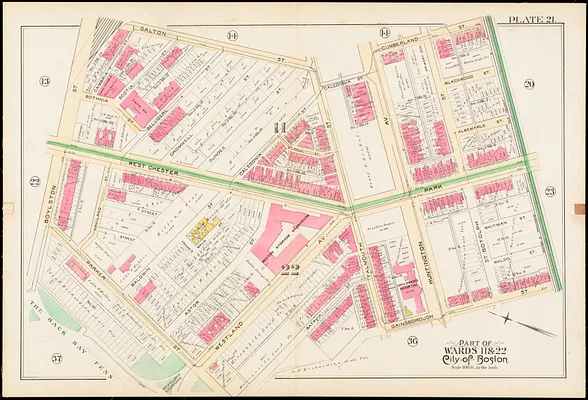Atlas of the city of Boston : city proper and Roxbury