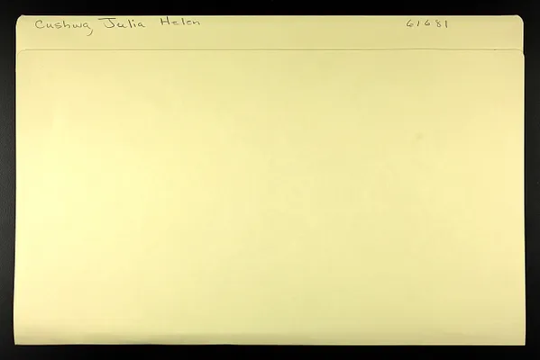 Cushwa, Julia Helen