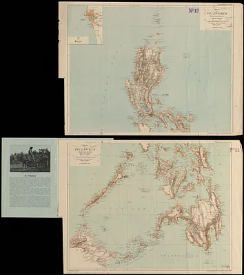 Karte der Philippinen