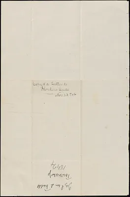 George Coffin to Sanders Luce, 23 November 1842
