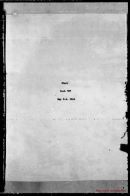 Volume 727, May 3 – May 4, 1944