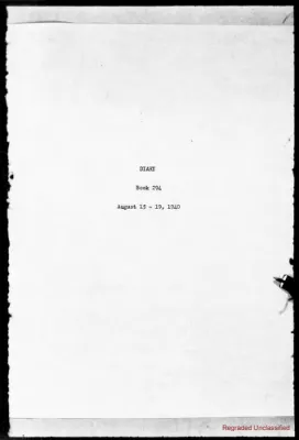 Volume 294, August 15 – August 19, 1940
