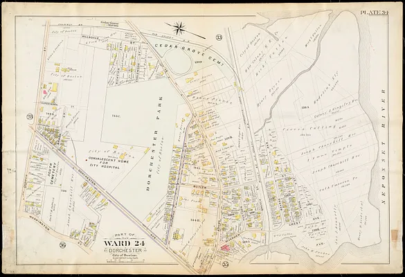 Atlas of the city of Boston : Dorchester, Mass.