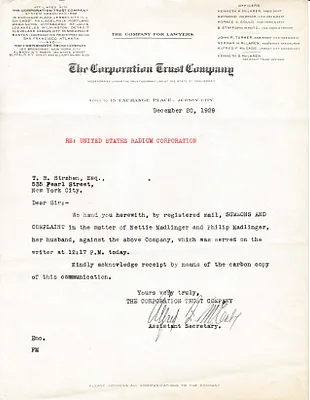 Letters Received to T.R. Strahan [Thomas R. Strahan], December 20, 1929