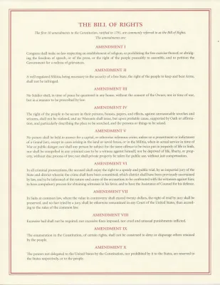 The Bill of Rights
