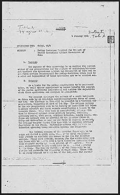 Annex No. 14 Policy Decisions Required for Conduct of Strike Operations Against Government of Cuba