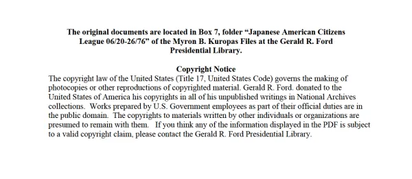 06/20-26/76 Japanese-American Citizens League