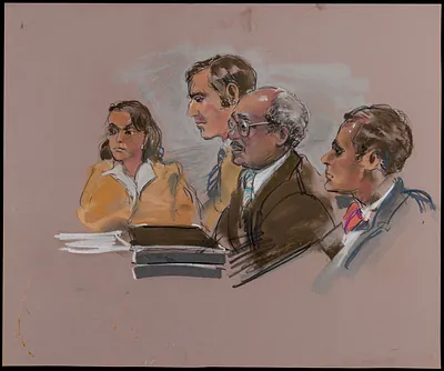 Courtroom scene
