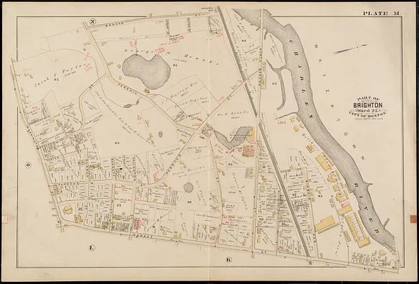 Atlas of the city of Boston : Charlestown and Brighton