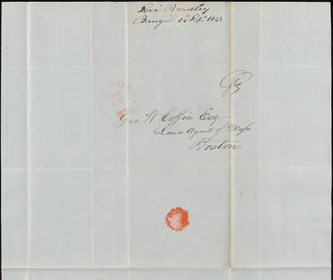 Levi Bradley to George Coffin, 14 September 1843