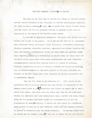 Article, July , 1929