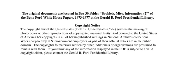 Booklets, Misc. Information (2)