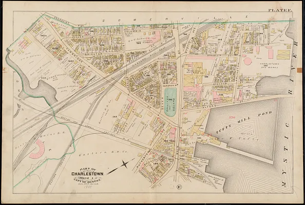 Atlas of the city of Boston : Charlestown and Brighton