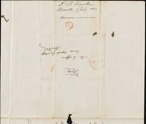 L.B. Knowlton to George Coffin, 9 July 1833
