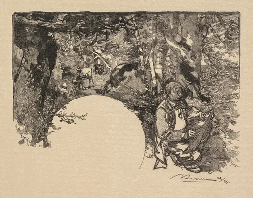 Fontainebleau Forest: The Painters (La Forêt de Fontainebleau: Les Peintres)