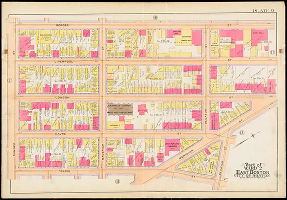 Atlas of the city of Boston : East Boston, Mass.