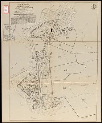 City of Boston zoning map