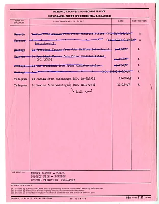 Telegram from Manila to Washington
