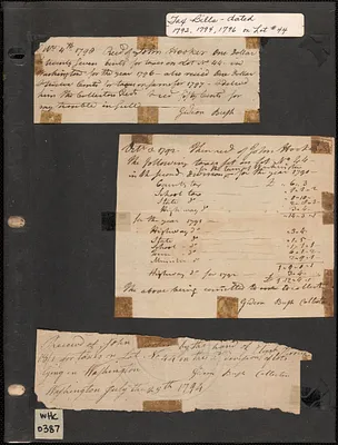 1700s Tax Record for John Hooker