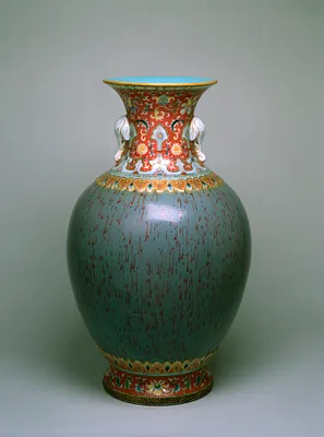 Vase with Lu Jun Glaze