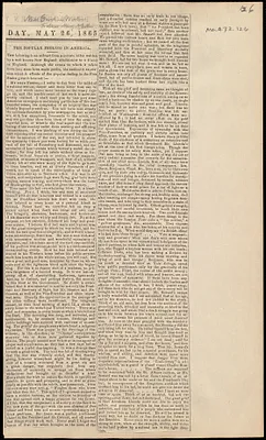 Extract of letter from Caroline Weston to Mary Anne Estlin, May 26, 1865