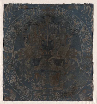 Modern Reproduction of the Bahram Gur silk in Berlin