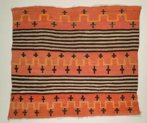 Rug (Woman's Wearing Blanket Style)