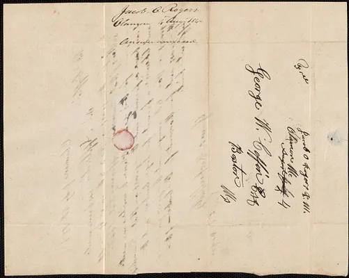 Jacob G. Rogers to George Coffin, 4 July 1842