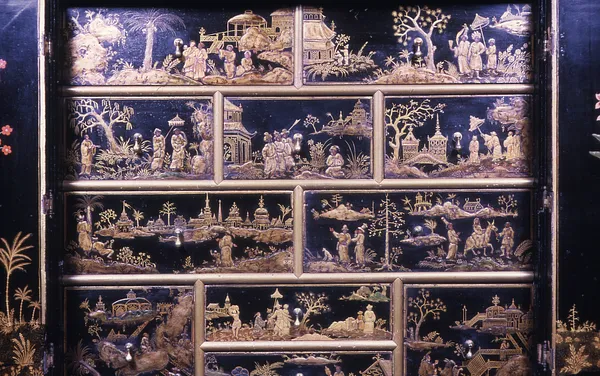 Cabinet with Chinese and American Motifs