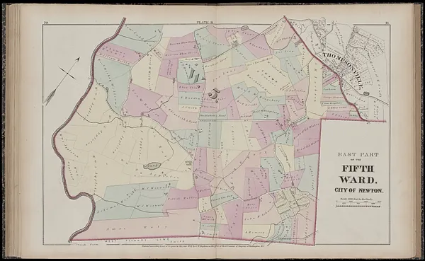 Atlas of the city of Newton, Middlesex Co., Massachusetts
