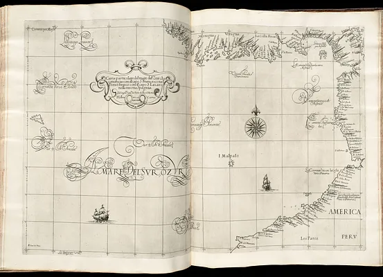 Carta particolare del' mare del' Zur che comincia con il' capo S. Francesco nel' Peru è finisce con il' capo S. Lazaro nella nuoua Spagnia