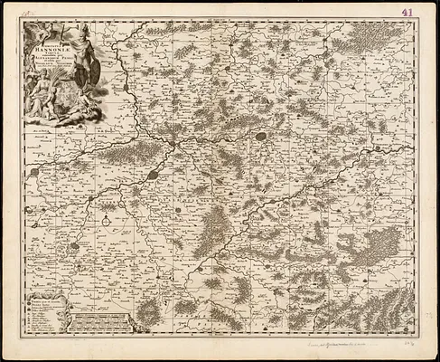 Comitatus Hannoniae tabula