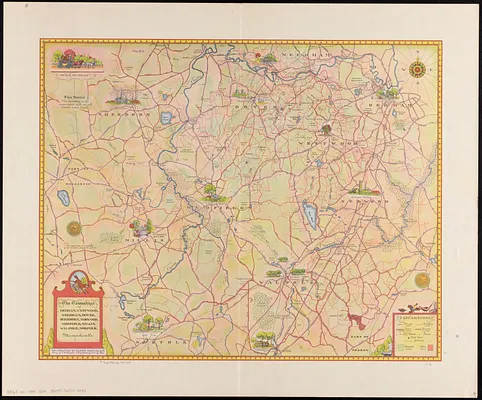 The townships of Dedham, Westwood, Needham, Dover, Sherborn, Norwood, Medfield, Millis, Walpole, Norfolk, Massachusetts