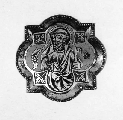 Medallion from an altar cloth-set of 13