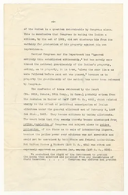 Copy of a Memorandum from the Senate Report 5013